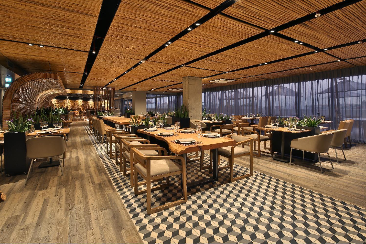 Hotel Movich Buro 51 Barranquilla  Exteriér fotografie Restaurant interior